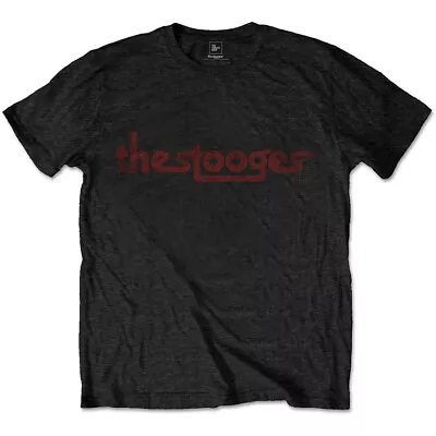 Iggy Pop - The Stooges - Vintage Logo - Black  T-shirt • $23.99