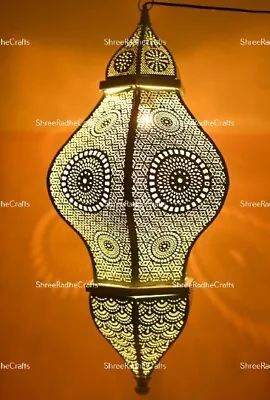 Moroccan Lantern Lamp Shades Lighting Turkish Hanging Lamp Hole Seljuks Pattern • $154.79