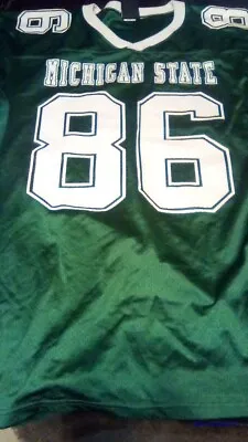 Wilson Michigan State #86 Vintage Football Jersey Made In USA Size Large • $30