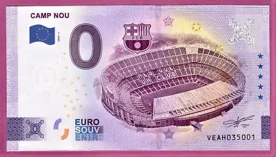 £8.65 • Buy 0-Euro VEAH 2023-1 CAMP NOU - FC BARCELONA SOUVENIR TICKET - SPOTIFY STADIUM