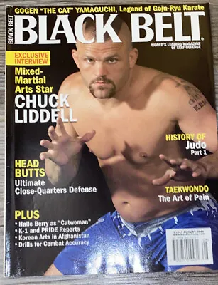 Rare Blackbelt Magazine Chuck Liddell UFC Cover - Aug 2001 Bjj • $19.99