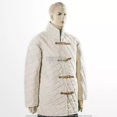 Medieval Gambeson TypeII Jacket Padded Armor Coat Reenactment SCA LARP WMA • $109.98