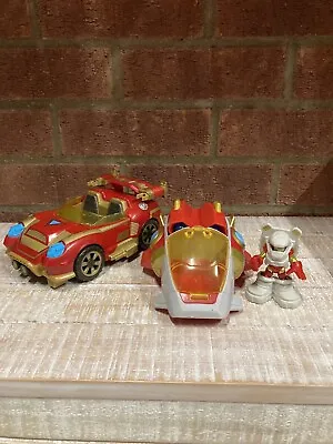 Playskool Imaginext IRON-MAN STARSHIP VEHICLE + Figure Power Car Bundle • £19.99