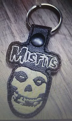 New Embroidered Misfits Key Chain Made By Me! Punk Rock Band • $15