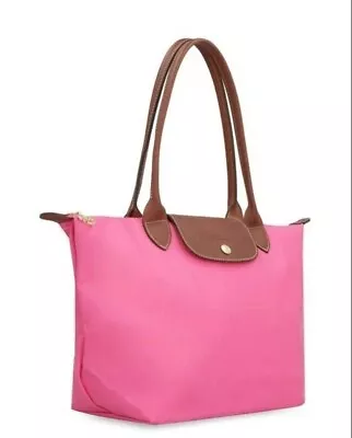 Longchamp Le Pliage Large Tote Bag Handbag Pink NEW • $136.14