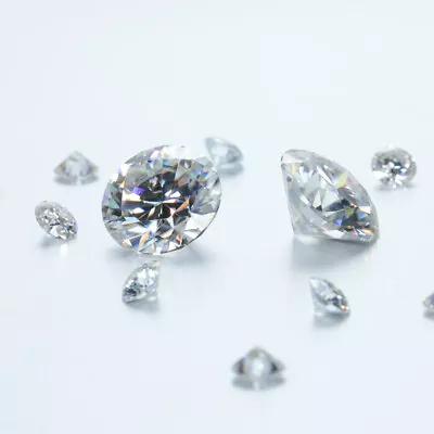 0.1-5CT Loose Moissanite Stone Diamond D Color VVS1 Round Cut With GRA Wholesale • $8.39