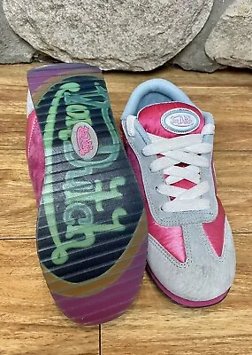 Von Dutch Shoes Vintage Y2K Pink Blue Suede Spin Sneakers Tennis Shoes Women’s 5 • $65