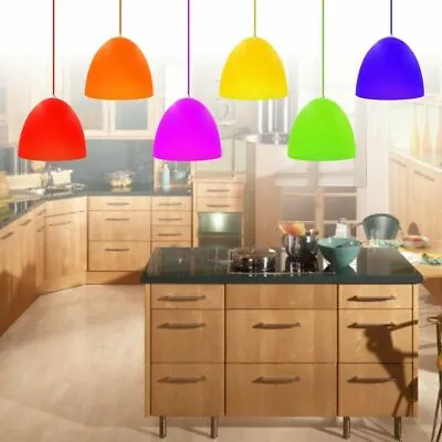 Modern Retro Style Home Ceiling Pendant Light Shade Lampshades Shades Purple • £14.22