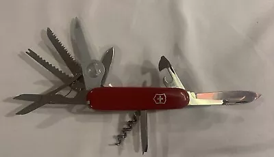 Vintage Victorinox Swiss Army Knife  Officer Suisse Rostfrei. 13 Tools • $49.99