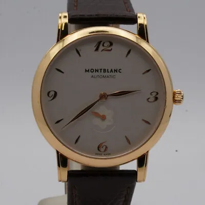 Montblanc Timewalker Automatic Men's Watch 7217 1 1/2in 18K 750 Solid Gold • $5031.19