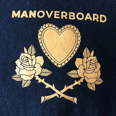 Man Overboard Band Merch Tee Shirt Black Men's Medium M NWOT • $24