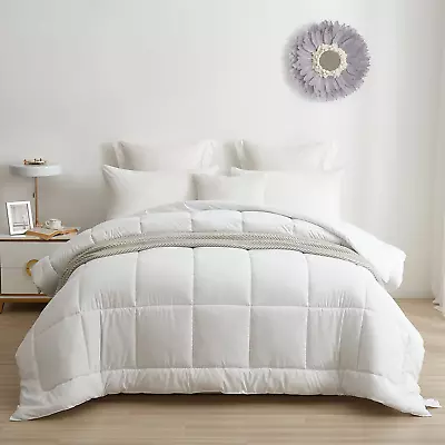 Down Alternative Comforter With Corner Tabs - Summer Quilted Light Weight Twin • $27.92