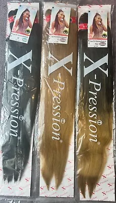 Xpression Original Expression Lagos Pre-stretched 60 Inch For Braiding Long Uk • £6.49