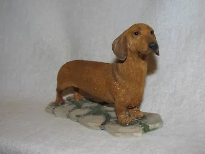 Nicely Detailed Standing Dachshund Dog Figurine Sherratt & Simpson 2003 • $12.99