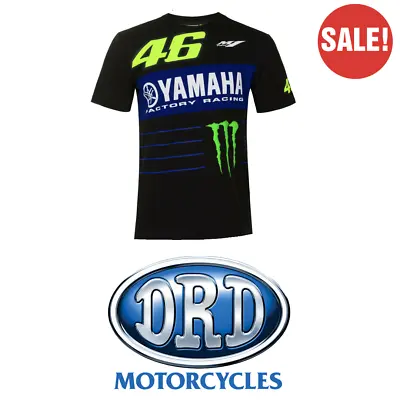 Genuine Yamaha Men’s Racing VR46 POWERLINE T-shirt WAS: £33.40 • £16.70