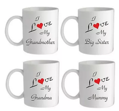 I Love My Mummy Nanny Mug Personalised Name Gift Mothers Day Gift Birthday • £10.95