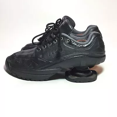 Z-Coil Shoes Men's Size 10 Pain Relief Walking Sneakers Black Low Top Spring • $44.95