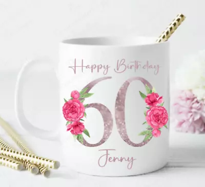 Personalised Birthday 18th 21st 40th 50th 60th 70th 80th Mug Cup Gift Present • £9.99