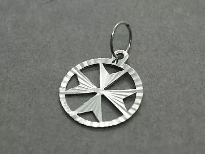 925 Sterling Silver Solid Pendant Maltese Cross • £5.50