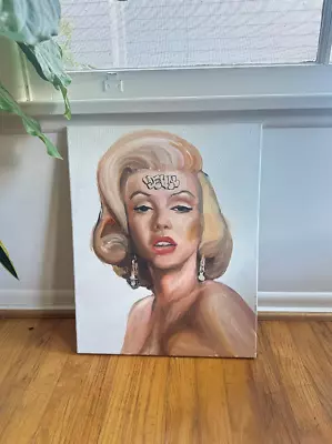 Jules Muck Original Art  Headcase  Marilyn Monroe Painting Graffiti Street Art • $350