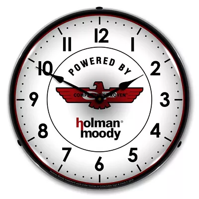 Holman Moody Lighted Backlit LED Clock Free Shipping • $169.95