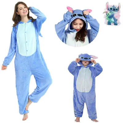 2023 Animal Pajamas Kids Cosplay Costume Child Unisex Fancy Dress Hooded UK A • £10.60