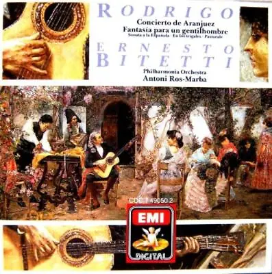 £6.71 • Buy Rodrigo:Concierto De Aranjuez Bitetti 1987 CD Top-quality Free UK Shipping