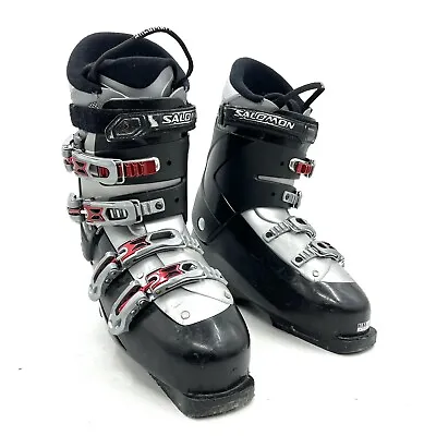 Salomon Performa 4 Black Gray Downhill Alpine Ski Boots Men's Size 28.5 • $89.98