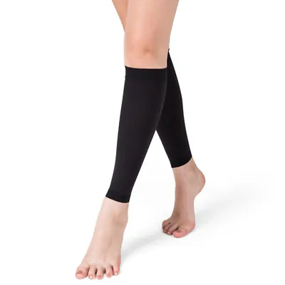 Medical Calf Compression Sleeve Socks 30-40 MmHg Athletic Travel Flight Swelling • £22.90
