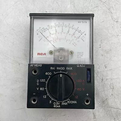 RCA Solid State Master VoltOhmyst Meter WV-517A MW3C3 • $30