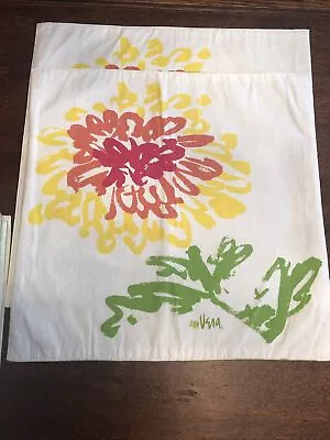 Beautiful Set Of 6 Vintage Vera Neumann Square Placemats • $49.75