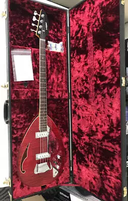 Electric Bass Guitar Vox VBW-2500/Black Cherry Flamed Maple Top SN 08 BA00142 • $3370