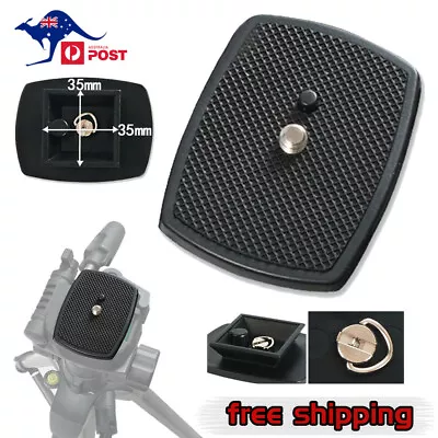 $5.38 • Buy 35*35mm Tripod Quick Release Plate Screw Adapter Mount Head For DSLR Cameras AU