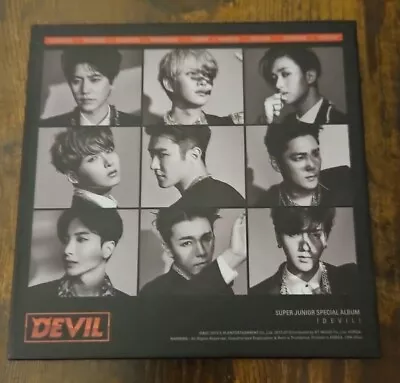 Super Junior Special Album [devil] Cd Like New Korean Import Hardback Book • $14.99