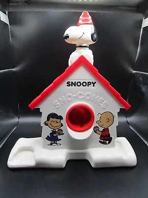 Peanuts Snoopy Sno Cone Machine Snow Cone Maker Shaved Ice Machine • $9.99