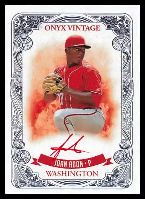 $19.99 • Buy 2021 Onyx Vintage #VAJA JOAN ADON Autographs Red