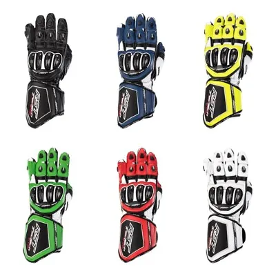 RST Tractech EVO 4 Leather Motorcycle Gloves - All Colours • $124.49