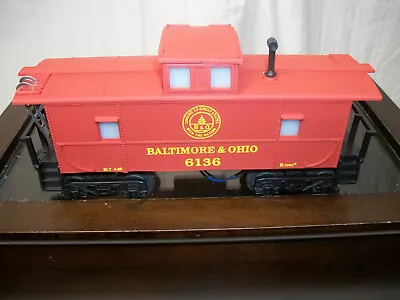 K-Line 6136 Baltimore & Ohio Lighted Center Cupola Caboose USED No BOX • $14.75