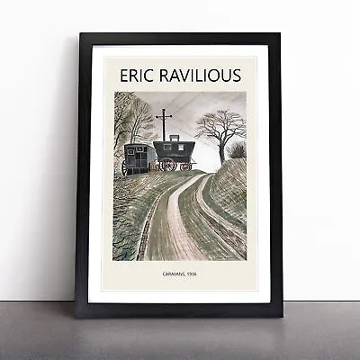 Cart On Hill By Eric Ravilious Wall Art Print Framed Canvas Picture Poster Decor • $23.58