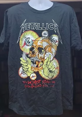 Metallica - Shortest Straw T-Shirt (Double Sided) • $19.95