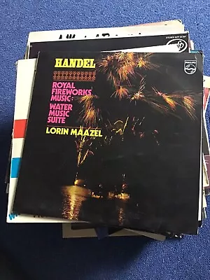 Handel Royal Fireworks Music Water Music Suite Lp Record Vinyl Classical  • £4