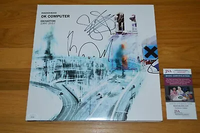 RADIOHEAD  Thom Yorke / J Greenwood Signed  OK Computer  OKNOTOK Vinyl LP ~ JSA • £963.72