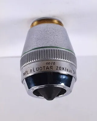 $399.99 • Buy Leitz NPL Fluotar 20x /.45 DF Infinity Microscope Objective