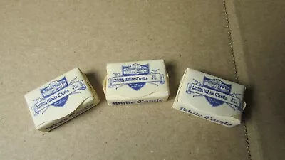 3 Original Vintage White Castle Domino Sugar Cubes  1970s • $22.95