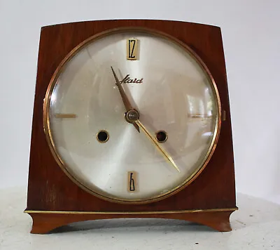 Vintage  Table Clock Haid Glossy Design 1960 BATTERY Driven • $145