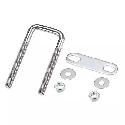 U Bolts 4 Sets M6x20x50mm Square U Bolt Carbon Steel With Accessories • $15.93