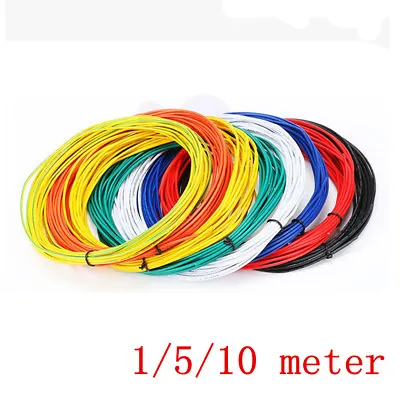 £2.39 • Buy 1M/5M/10M Flexible Stranded UL1007 18AWG~26AWG  Electronic Wire PVC Cable 300V