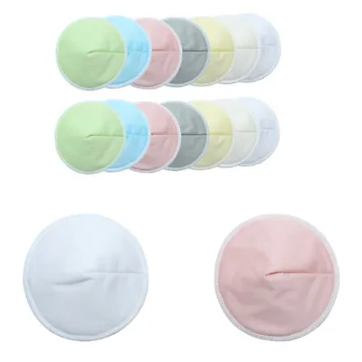 6PCS Maternity Nipple Pad Covers Organic Reusable Breastfeeding Washable Nipple • £6.46