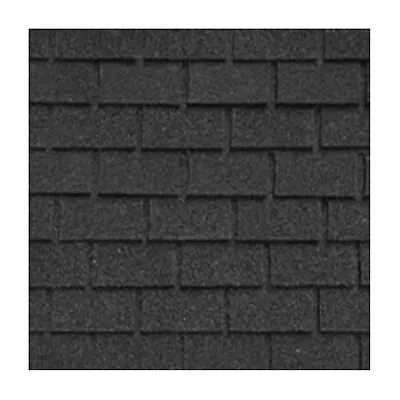 $16.99 • Buy Dollhouse Miniature Half Scale Black Square Asphalt Roofing Shingles