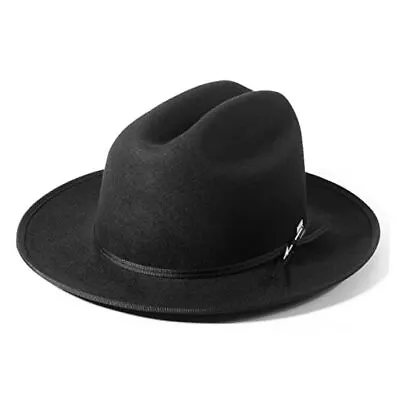 Open Road Hat Fedora Hat Pure Wool Felt Hat Vintage Rancher Hat Airway Vented  • $73.70